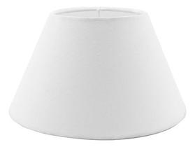 Cupula de Abajur luminaria 10x19x11cm Tecido Algodão Soquete nacional Ref 16 Cor branca Cupula de Abajur luminaria 10x19x11cm Tecido Algodão Soquete nacional Ref 16 Cor branca