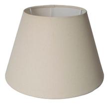 Cúpula de abajur luminaria 19x16x28cm Tecido Algodão Soquete Importado cor bege, branca ou preta Ref 20A
