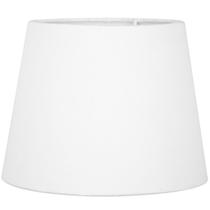 Cúpula de Abajur Tecido Branca 20x16cm