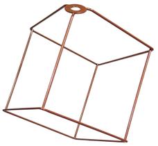 Cupula de Aramado Cubo Cobre Para Pendentes e Abajures - Jota Iluminação Ind e Com