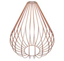 Cupula de Aramado Teardrop Cobre Para Pendentes e Abajures G