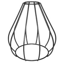 Cupula de Aramado Teardrop Preto Para Pendentes e Abajures P