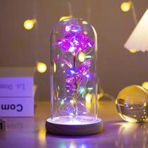 Cúpula De Flor Luminária Com Led