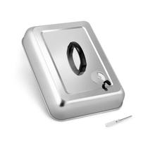 Cúpula de fusão de queijo HASteel retangular 33x24,8cm em aço inoxidável