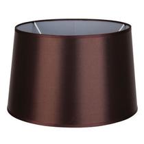 Cupula de tecido 26cmx30cmx19cm - marrom - Bella Iluminação