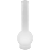 Cupula de Vidro Fosco Tipo Chaminé para Lampião Vintage