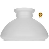 Cupula de Vidro Liso Fosco 26,5 Para Lustre e Candelabro Cupula de Vidro Liso Fosco 26,5 Para Lustre e Candelabro