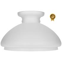 Cupula de Vidro Liso Fosco 30,5 Para Lustre e Candelabro Cupula de Vidro Liso Fosco 30,5 Para Lustre e Candelabro