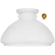 Cupula de Vidro Liso Leitoso 23,5 Para Lustre e Candelabro Cupula de Vidro Liso Leitoso 23,5 Para Lustre e Candelabro