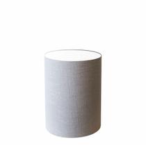 Cúpula em tecido cilíndrica abajur luminária cp-4012 18x25cm rustico cinza Cúpula em tecido cilíndrica abajur luminária cp-4012 18x25cm rustico cinza
