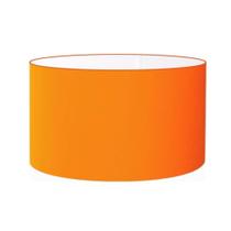 Cúpula em tecido cilíndrica abajur luminária cp-4189 50x30cm laranja