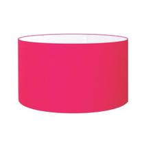 Cúpula em tecido cilíndrica abajur luminária cp-4189 50x30cm rosa pink Cúpula em tecido cilíndrica abajur luminária cp-4189 50x30cm rosa pink