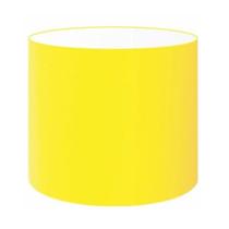 Cúpula em tecido cilíndrica abajur luminária cp-4999 50x45cm algodão crú