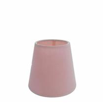 Cúpula em tecido cone abajur luminária cp-2004 14/08x13cm rosa tela Cúpula em tecido cone abajur luminária cp-2004 14/08x13cm rosa tela