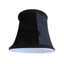 Cúpula em Veludo Mini Bella Iluminação - caixa com 3 Unidade - Preto