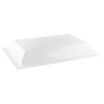 Cúpula externa de clarabóia RecPro RV 14 x 22 cm (branca)