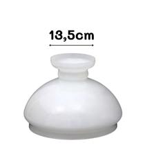 Cupula Leitosa Para Sala Iluminação Leitosa De Vidro 13,5cm - Cafglass
