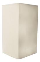 Cúpula para Abajur 23x13x13cm Cilíndrica de tecido algodão soquete Nacional Ref 49 Cor bege, Preto ou branco