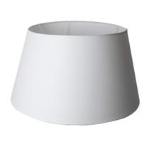 Cupula Para Abajur 25x30x40cm Cônica Tecido De Algodão Soquete Nacional Cor Bege, branco ou Preto Ref 78