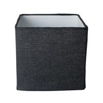 Cúpula Para Abajur 30x30x30cm Tecido Algodão Soquete Nacional Ref 57 - Tangerina