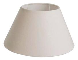 Cúpula para Abajur Clássica Cone 20x10x30cm Tecido Algodão Ref 20