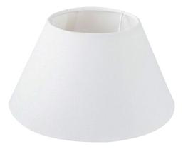 Cupula para Abajur Grande 30x23x50cm de tecido algodão soquete Nacional Ref 26 Cor Bege, branco ou Preto