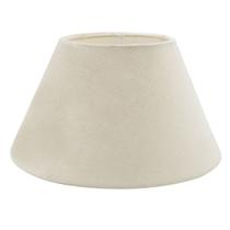 Cúpula Para Abajur Tecido Algodão Bege, Preto e Branco 14 cm x 09 cm x 22 cm Soquete Nacional 3,5 cm Ref 17