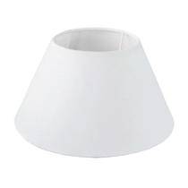 Cúpula Para Abajur Tecido Algodão Bege, Preto e Branco 30 cm x 15 cm x 40 cm Soquete Nacional 3,5 cm Preto Ref 28