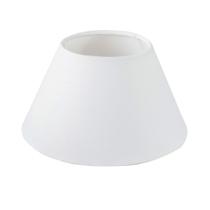 Cúpula Para Abajur Tecido Algodão Branco, Preto e Branco 23 cm x 14 cm x 36 cm Soquete Nacional 3,5 cm Ref 21