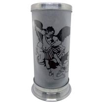 Cúpula Porta vela Arcanjo São Miguel vidro jateado Cúpula Porta vela Arcanjo São Miguel vidro jateado