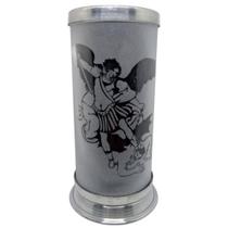 Cúpula Porta Vela Arcanjo São Miguel Vidro Jateado Cúpula Porta Vela Arcanjo São Miguel Vidro Jateado