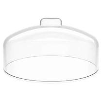 Cúpula Prato de Bolo Natural Tampa de Plástico 31cm Haus Concept