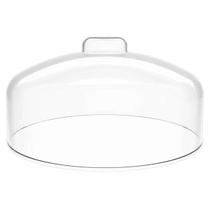 Cúpula Prato de Bolo Natural Tampa de Plástico 31cm Haus Concept