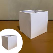 Cúpula Quadrada Para Abajur 15x15x15cm Tecido Algodão Soquete Nacional Bege, Preto e Branco Ref 47