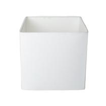 Cúpula Quadrada Para Abajur Tecido Algodão Bege, Preto e Branco 30 cm x 30 cm x 30 cm Soquete Importado Encaixe 4 Cm Ref 57