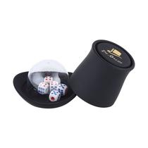 Cúpula transparente de PVC Dice Shaker Hat Magic Cup para jogos Cúpula transparente de PVC Dice Shaker Hat Magic Cup para jogos