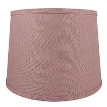 Cúpula Urbanest Estilo Francês em Juta Rosa Antigo 25x30x22cm Cúpula Urbanest Estilo Francês em Juta Rosa Antigo 25x30x22cm