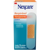 CURATIVO 3M NEXCARE TRANSPARENTE RESPIRÁVEL C/10un CURATIVO 3M NEXCARE TRANSPARENTE RESPIRÁVEL C/10un