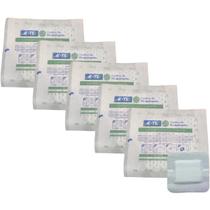 Curativo Absorvente de PU MTEC Missner 10cm x 10cm Kit com 10 unidades