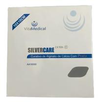 CURATIVO ALGINATO DE CALCIO C/PRATA 10 X 10 ( cx. c/10 ) - VITAMEDICAL
