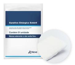 Curativo algodon. cirurgico esteril (aposito) 15x60 aberto neve