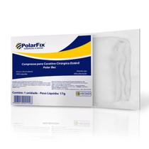 Curativo Algodonado Compressa Estéril PolarFix 10x50cm 20 Unidades