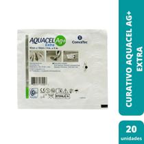 Curativo aquacel ag+ extra 10 x 10 cm (c/20 unds) - convatec