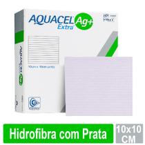 Curativo Aquacel AG+ Extra Com Prata - 10 x 10 cm - 01 Unidade - CONVATEC