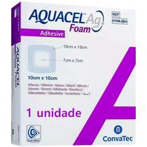 Curativo Aquacel AG Foam Convatec 420681 10x10cm - unidade