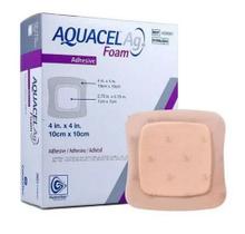 Curativo Aquacel Ag Foam N/Ads 10Cmx10Cm unid- CONVATEC