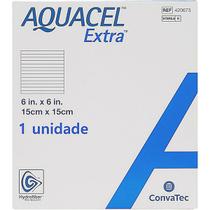 Curativo Aquacel Extra Convatec 420673 15x15cm - unidade