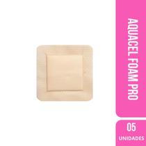 Curativo aquacel foam pro 15 x 15 com adesivo caixa (c/05 unds) - convatec