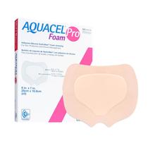Curativo Aquacel Foam PRO 20 X 16,9 CM Sacral (CX C/05 Unds) - Convatec Curativo Aquacel Foam PRO 20 X 16,9 CM Sacral (CX C/05 Unds) - Convatec