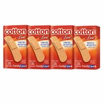 Curativo Band-Aid Family Care kit 4 caixa C/35 Unidades Cotton Line Curativo Band-Aid Family Care kit 4 caixa C/35 Unidades Cotton Line